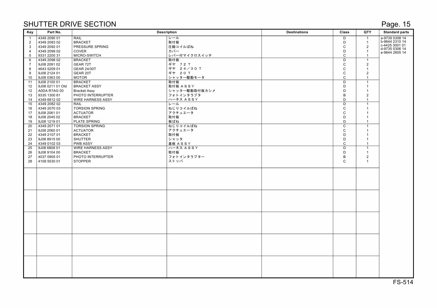 Konica-Minolta Options FS-514 9J08 Parts Manual-5